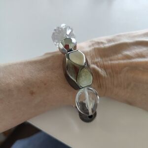 Chic Silver and Gold Women's Bracelet